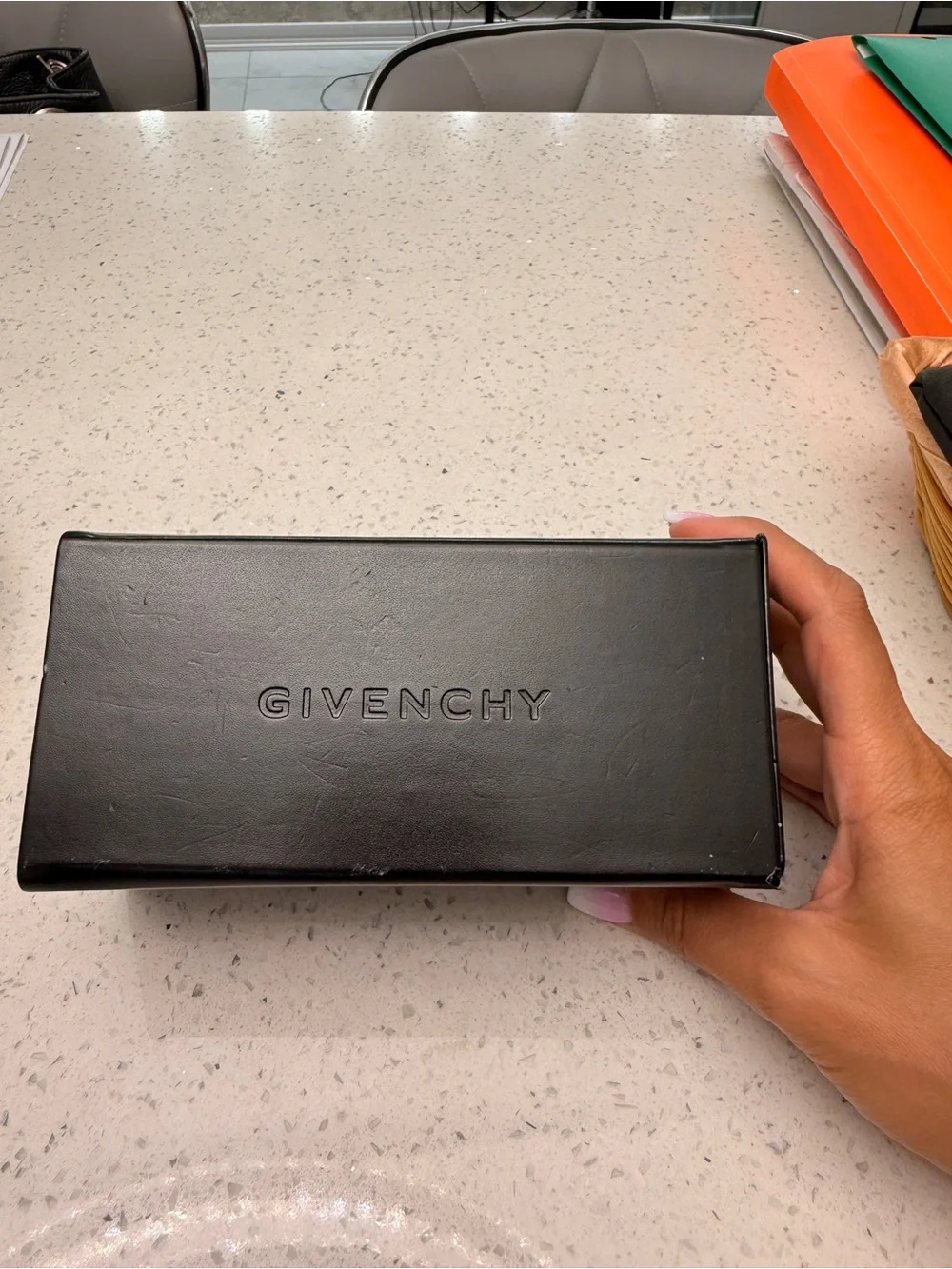 Givenchy Aviator Sunglasses with Dark Lenses